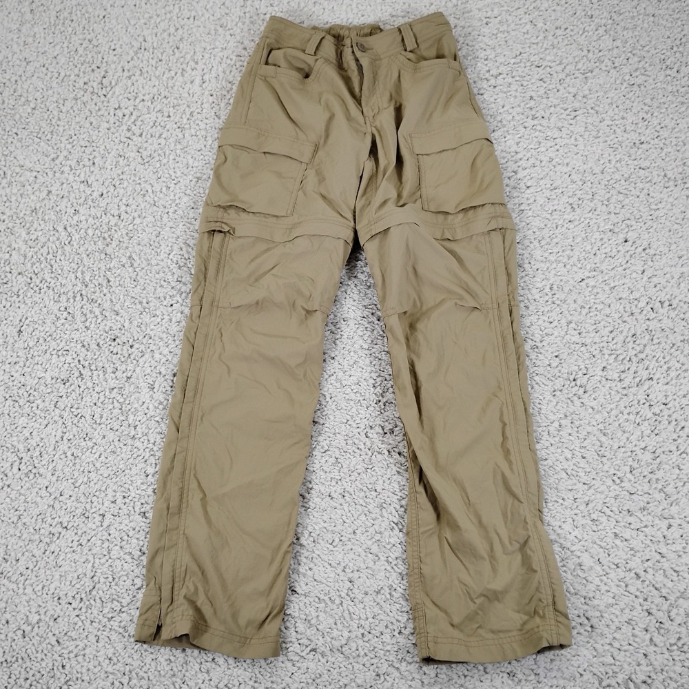 REI Co-op Pants Women 2 Convertible Zip Hiking Beige Lightweight Drawstring Camp